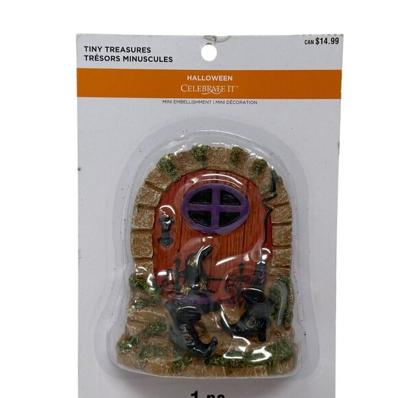 Halloween Haunted Door Miniatures Fairy Garden Lot Celebrate It Tiny Treasures - Picture 2 of 14